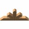 Ekena Millwork Saratoga Timber Gable Bracket, Western Red Cedar, 48"W x 22"H x 5 1/2"D x 5 1/2"F, 11/12 Pitch GBW048X22X0606SAR00SWR - alternate 5